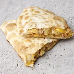 Falafel Pie with Hummus